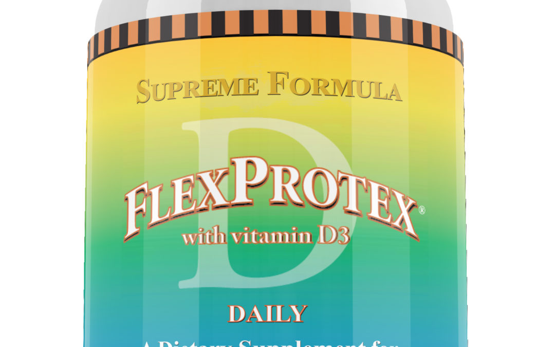 FlexProtex D Supreme Formula Daily 884mg Original Natural Joint Pain Relief Support Supplement 120 capsules
