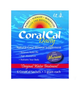 coralcal daily sachet tea bag marine calcium okinawa japan kosher certified