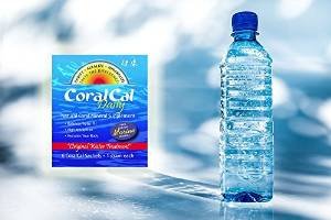 coralcal daily sachet water bottle alkalize teabags