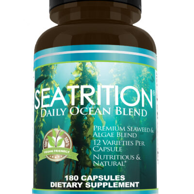 Seatrition Daily Ocean Blend sea vegetable 12 seaweed capsules