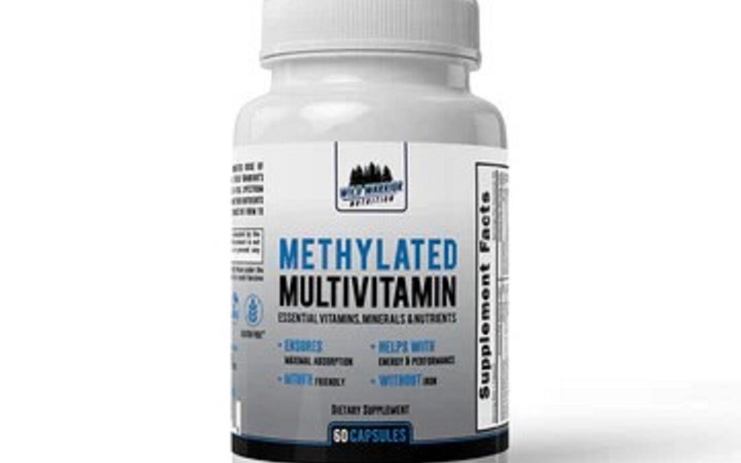 Methylated Multivitamin 27 Nutrients CoQ10, vitamins A, B6, B12, C, D3, E, K2, Choline, Zeaxanthin, L-Methylfolate and More 60 capsules