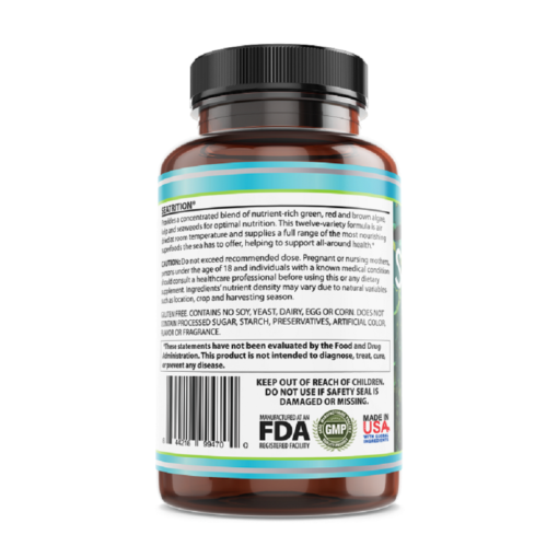 Seatrition 12 Pure Seaweed Plants 90 capsules 1 month Supply Monthly Autoship - Image 3
