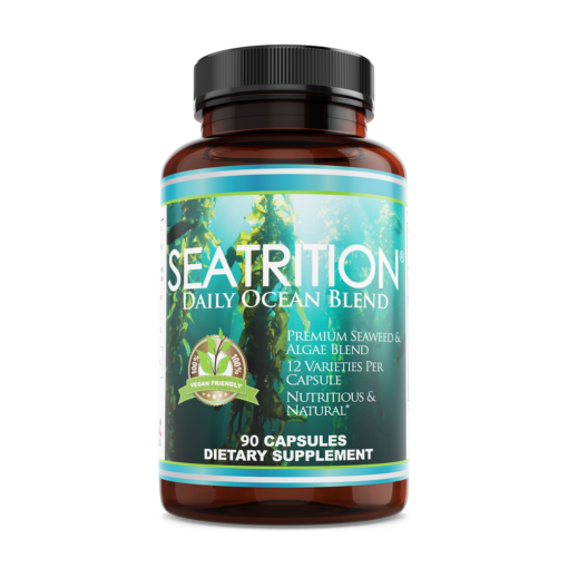 Seatrition 12 Pure Seaweed Plants 90 capsules 1 month Supply Monthly Autoship