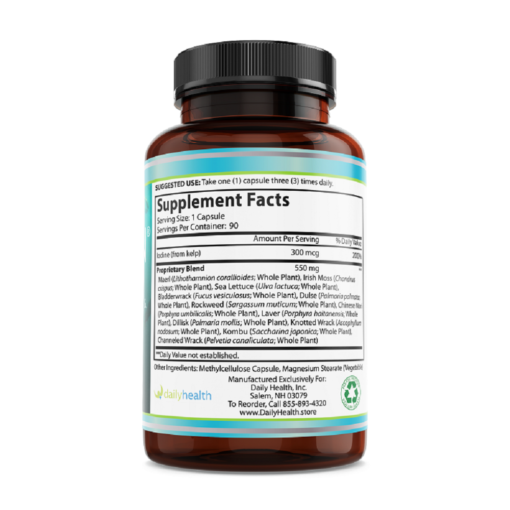 Seatrition 12 Pure Seaweed Plants 90 capsules 1 month Supply Monthly Autoship - Image 2